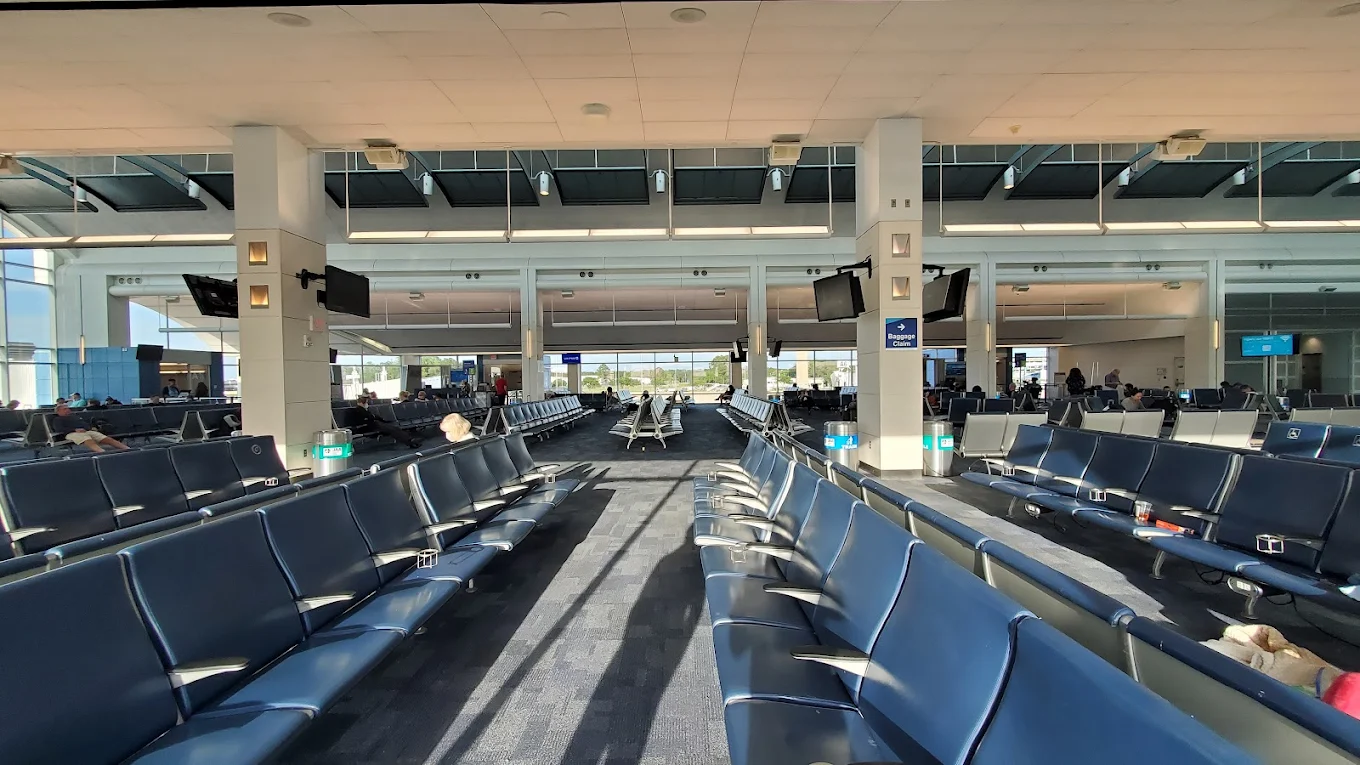 Flight 747 seating area